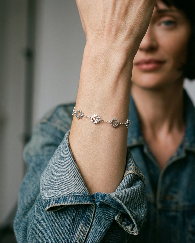 02-00-0003 Браслет "Чакры" (Ag 925)