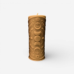 55-00-0703 Свеча Фазы Луны (молочный шоколад)-1