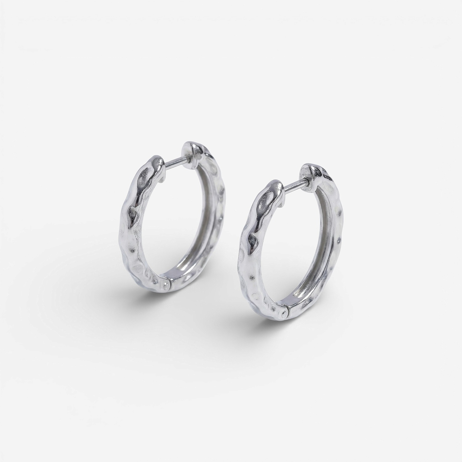 04-00-0734 Серьги Конго (мятые) (Ag 925)-1