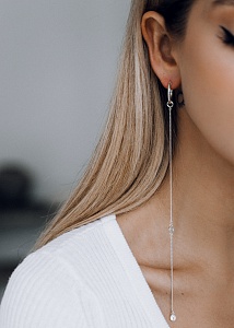 01-00-0451 Подвеска на серьгу Tears (Ag 925)-1