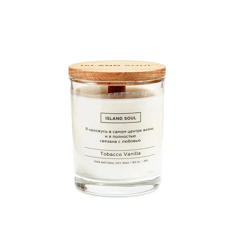 55-00-0037 Аромасвеча 190 мл «Tobacco Vanilla»