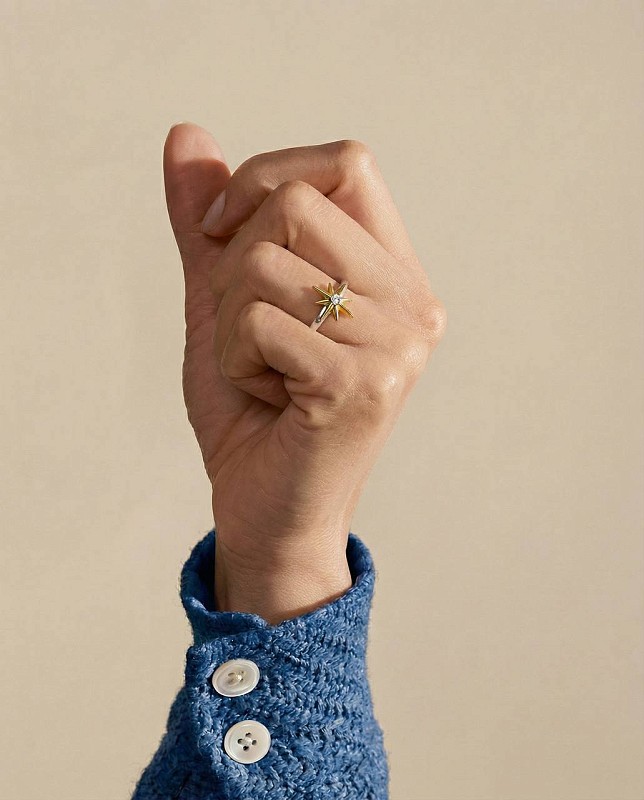 03-00-0656 Кольцо Путеводная звезда (Ag 925)