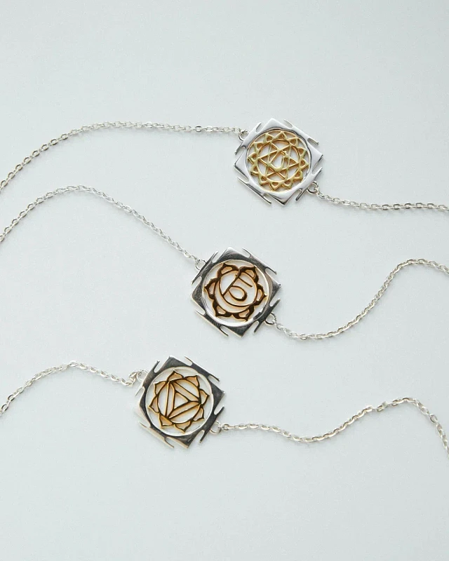 02-00-0721 Браслет с чакрой "Свадхистана" (Ag 925)