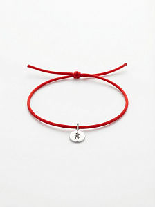 02-00-0700 Браслет IS на красной нитке (YouAreSoLoved) (Ag 925)-2