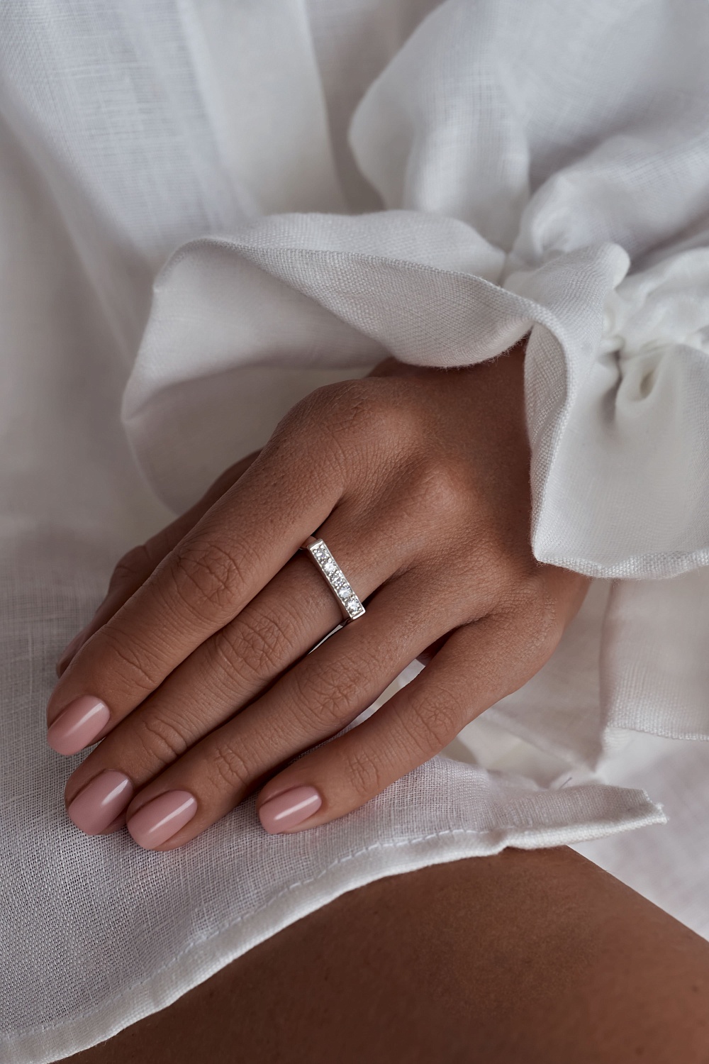 03-00-0599 Кольцо White Line (Ag 925)-4