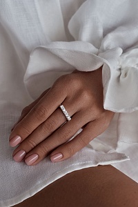 03-00-0599 Кольцо White Line (Ag 925)-4