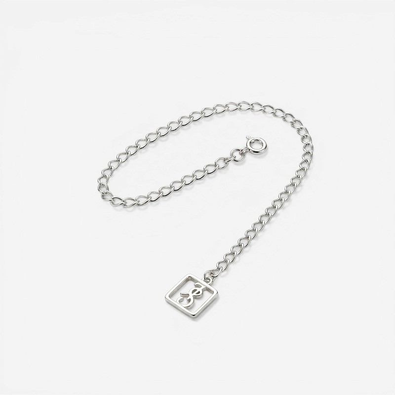 01-00-0720 Удлинение с логотипом (15см) (Ag 925)