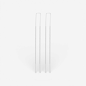 04-10-0036 Серьги подвески П-образные (Ag 925)-1