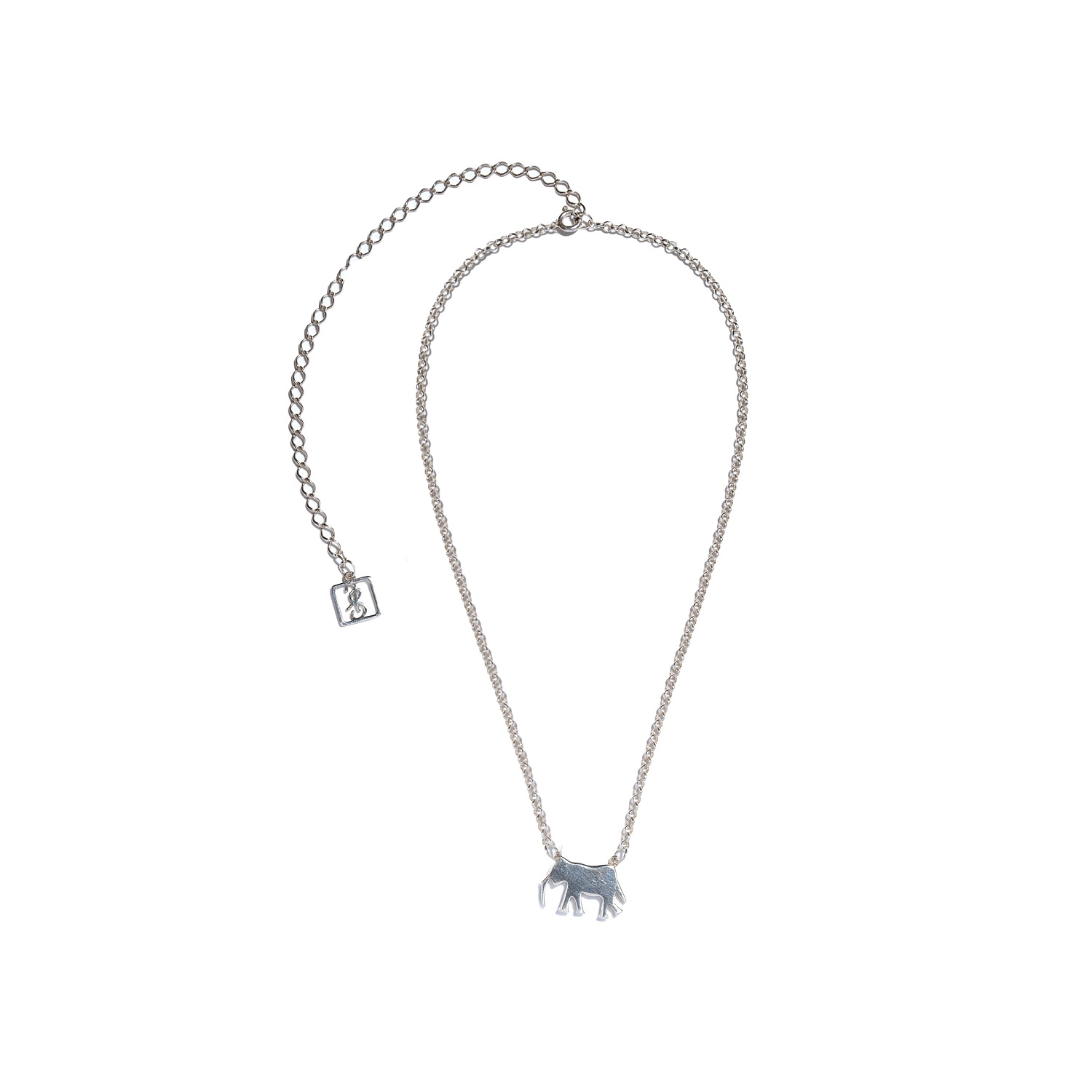 01-00-0409 Подвеска со слоном (Ag 925)-2