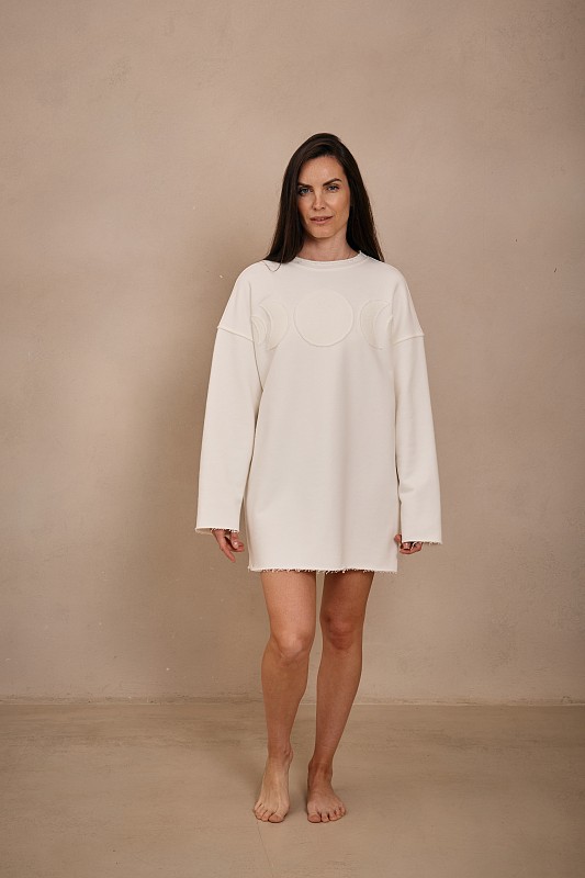 42-10-0067 Лонгслив "луны", молочный