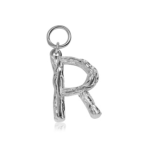 04-00-0381 Подвеска на серьгу "R" (Ag 925)-1