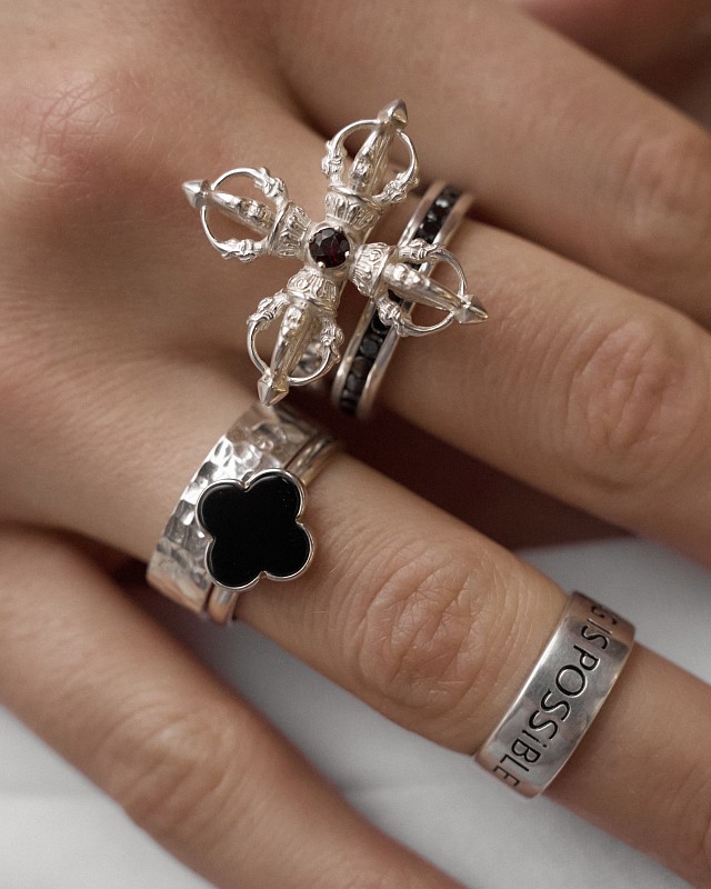 03-00-0643 Кольцо Ваджра (Ag 925)