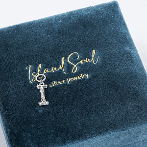 04-00-0442 Подвеска на серьгу "I" (Ag 925)-4