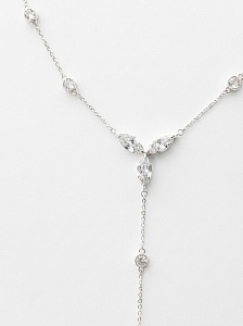 09-00-0126 Галстук "Voice" white (Ag 925)-3