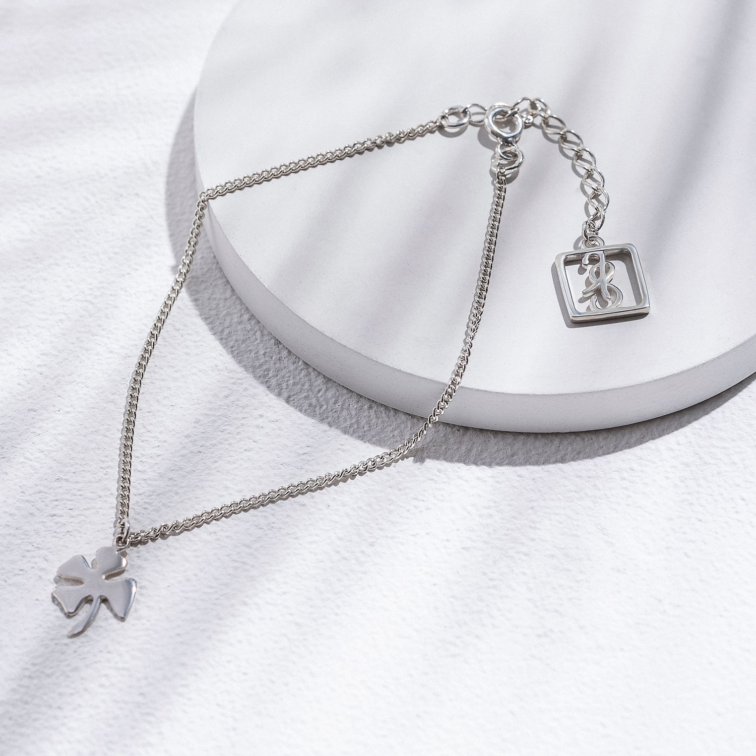 02-00-0016 Браслет клевер (Ag 925)-2