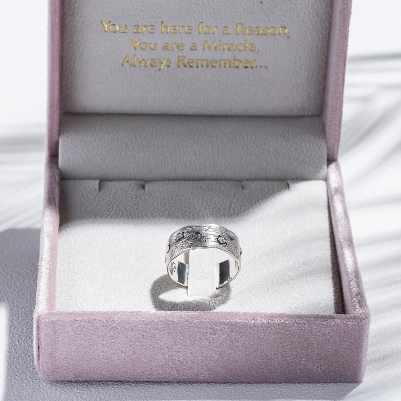 03-00-0496 Кольцо Звёздное небо (Ag 925)