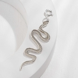 01-00-0583 Подвеска Snake (правая) на карабине (Ag 925)-2