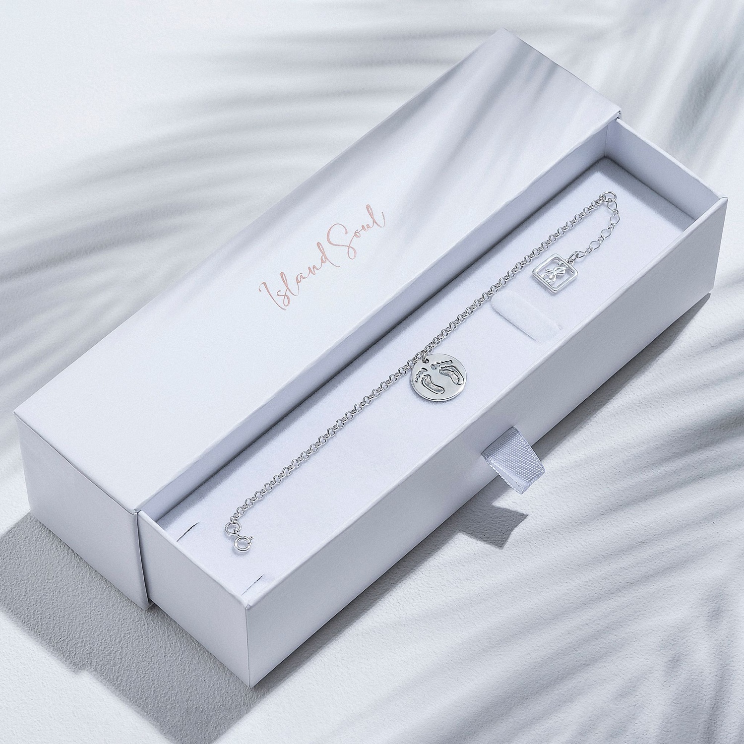 02-00-0156 Браслет со следами детских ножек  (Ag 925)-4