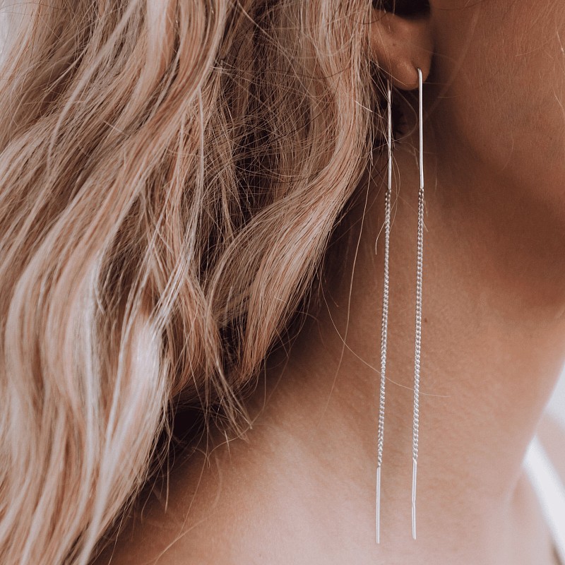 04-10-0036 Серьги подвески П-образные (Ag 925)