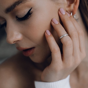 03-00-0152 Кольцо на фалангу (мятое) (Ag 925)-4