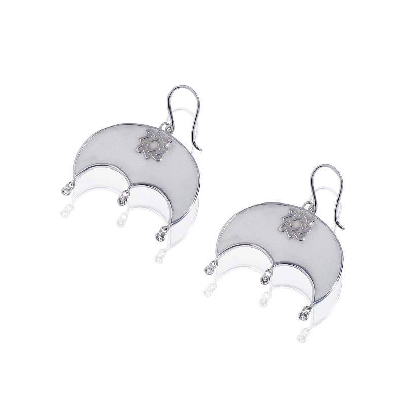 04-00-0778 Серьги Ладная Лунница (Ag 925)
