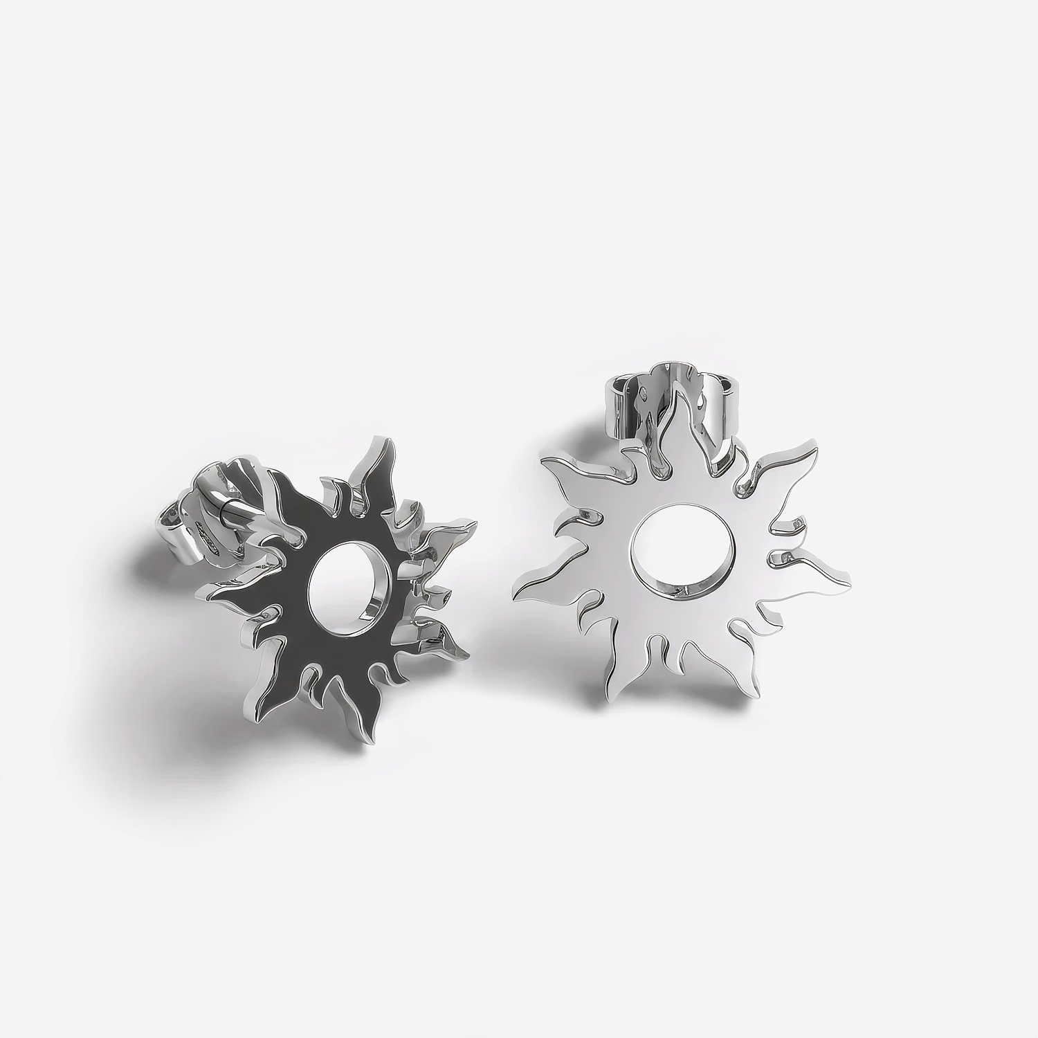 04-00-0797 Гвоздики Солнце в серебре (Ag 925)-1