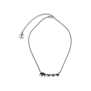 01-00-0175 Подвеска материнство с тремя слониками (Ag 925)-1