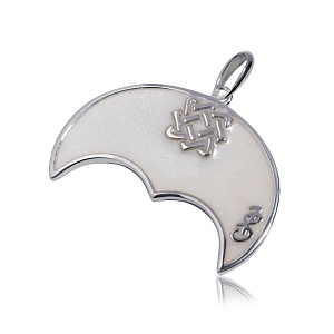 09-00-0007 Подвеска Ладная Лунница (Ag 925)-1