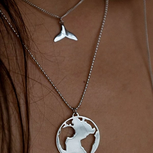 01-00-0137 Колье гражданин мира (Ag 925)-4