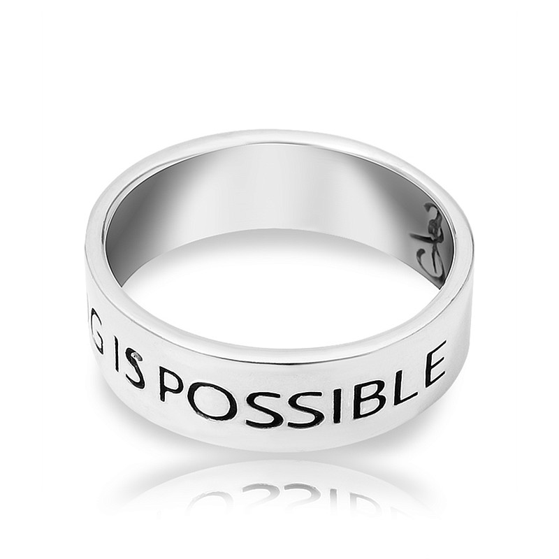 03-00-0517 Кольцо Everything is possible (Ag 925)