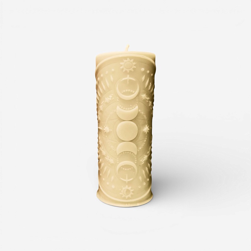 55-00-0701 Свеча Фазы Луны (сливочный)
