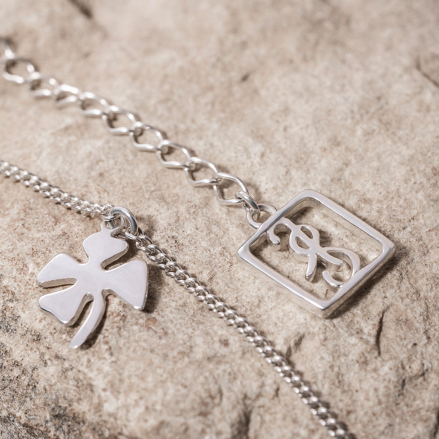 02-00-0016 Браслет клевер (Ag 925)-3