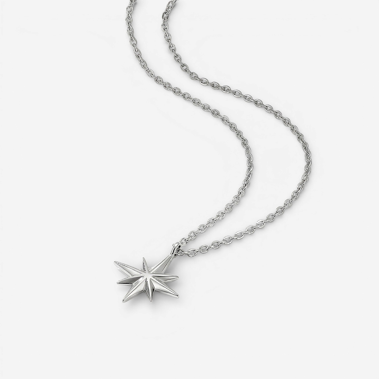 01-00-0205 Колье Путеводная звезда (Ag 925)-1