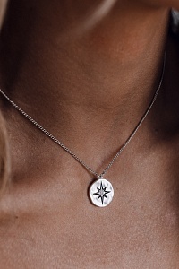 01-00-0249 Подвеска с медальоном "Есть миллионы шансов" (Ag 925)-1