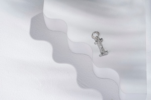 04-00-0442 Подвеска на серьгу "I" (Ag 925)-2