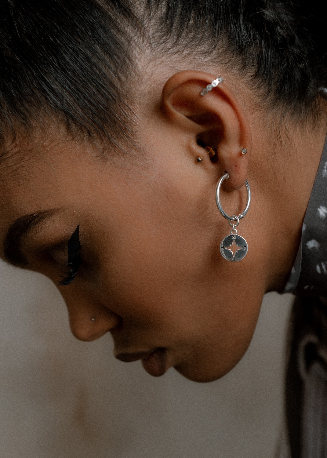 01-00-0360 Подвеска на серьгу Компас (Ag 925)-2