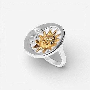 03-00-0622 Кольцо Затмение (Ag 925)-1