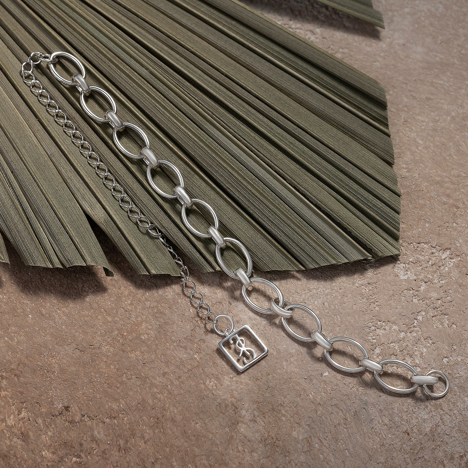 01-00-0663 Цепочка на карабин BDSM (левая) (Ag 925)-2