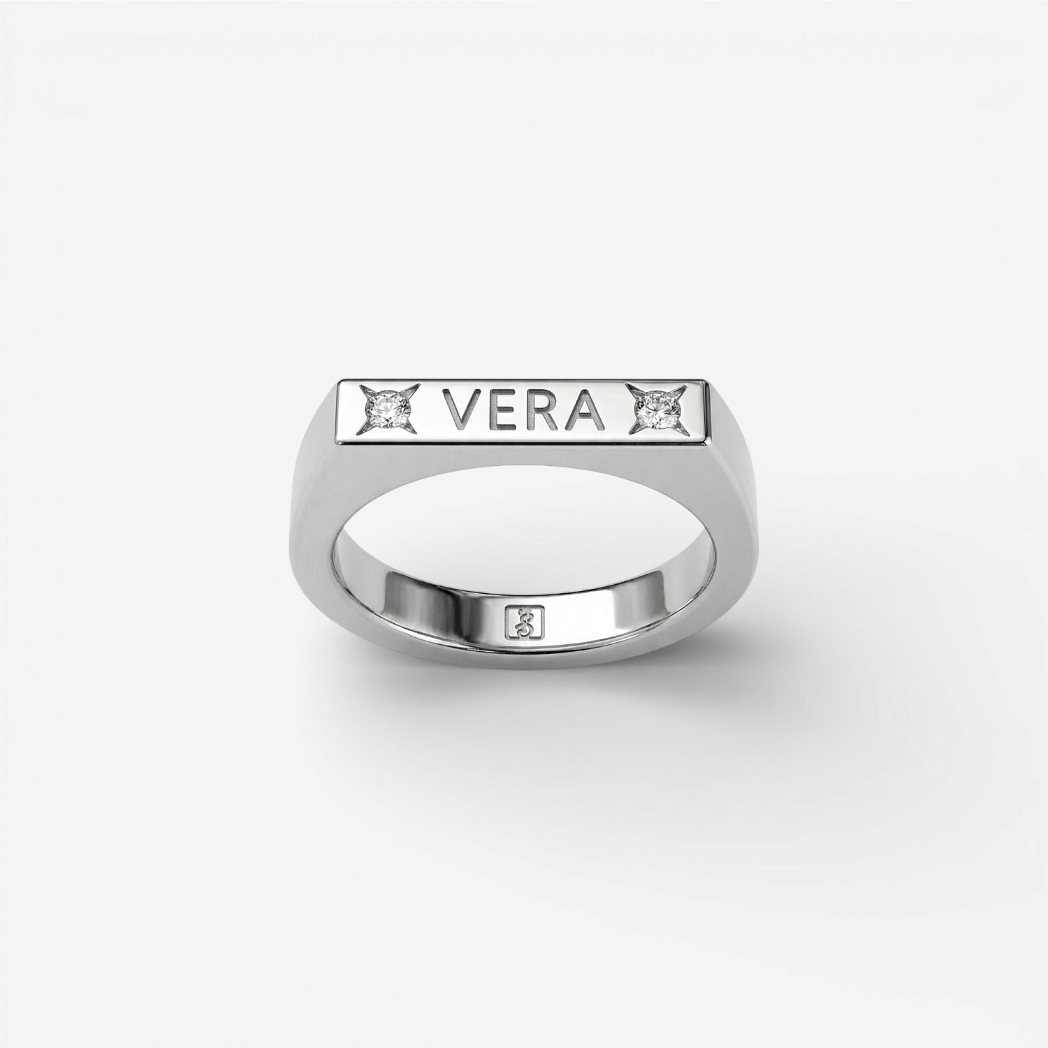 03-00-0662 Кольцо "VERA" white (Ag 925)-1