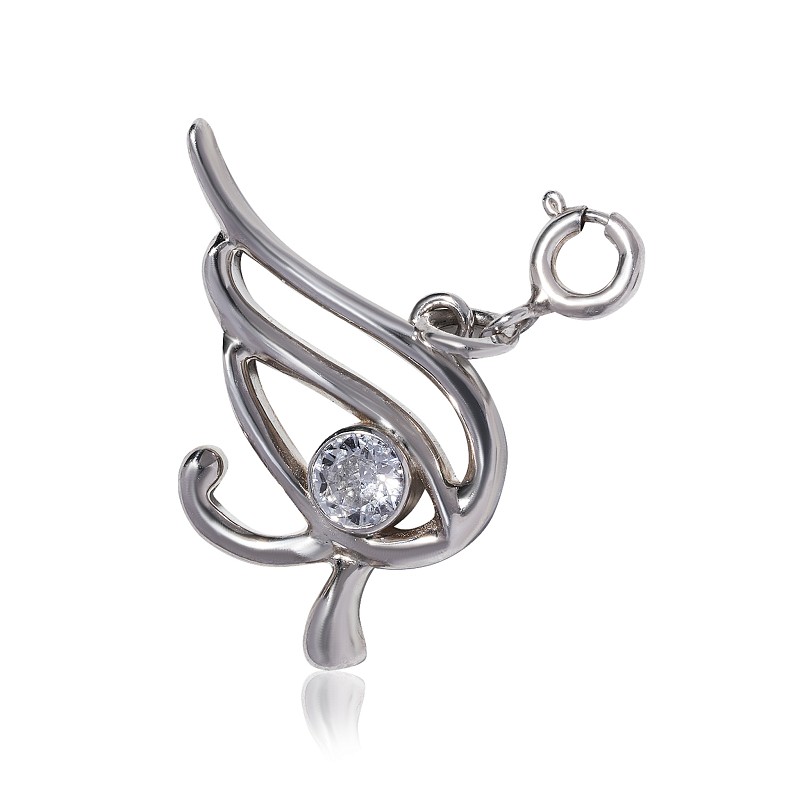 01-00-0682 Подвеска "Глаз Гора" на карабине (Ag 925)