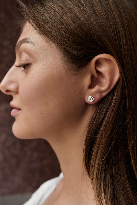 04-00-0788 Пусеты "Аристократия" (Ag 925)