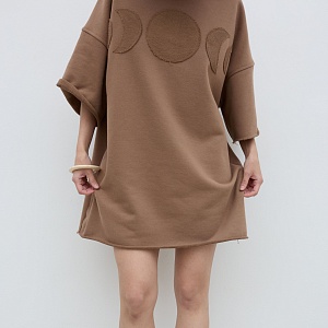 42-10-0062 Футболка "луны", кофейный-2