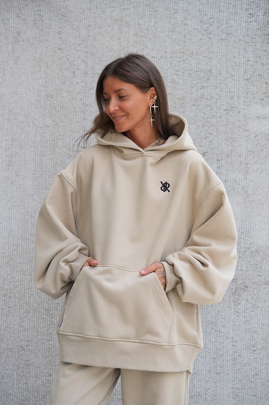 42-10-0025 Худи FREEDOM Пыльно-бежевый