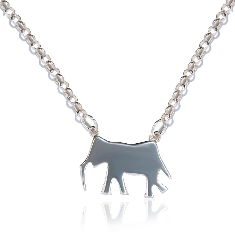 01-00-0409 Подвеска со слоном (Ag 925)