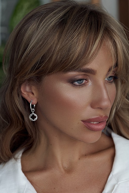 04-00-0397 Подвеска на серьгу Luck (Ag 925)