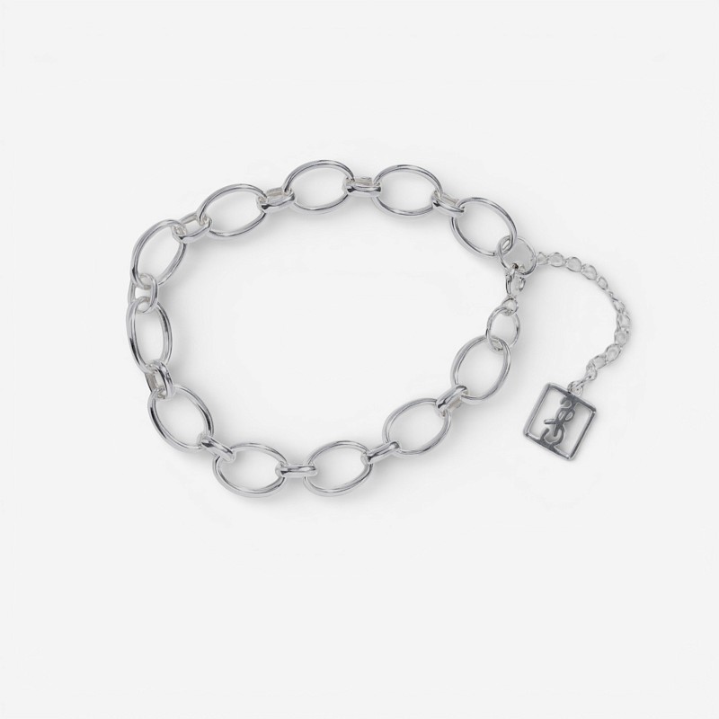 02-00-0522 Браслет BDSM (Ag 925)