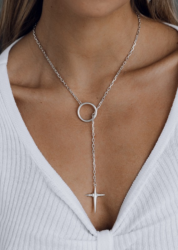 01-00-0365 Колье Меч мудрости (Ag 925)