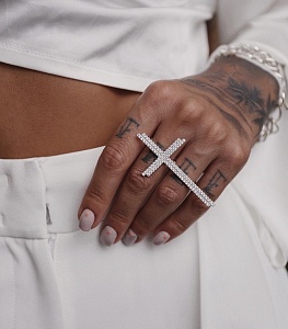 03-00-0514 Кольцо Religion (Ag 925)-2