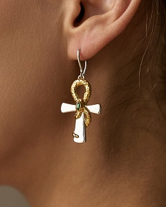 04-00-0793 Серьги "Бесконечное сознание" (Ag 925)-3