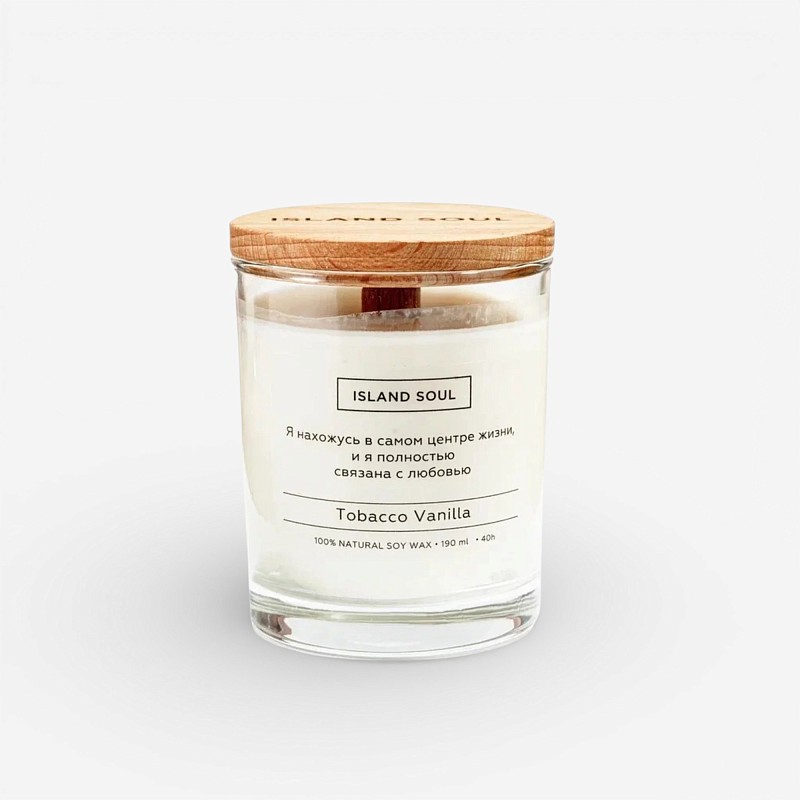 55-00-0037 Аромасвеча 190 мл «Tobacco Vanilla»